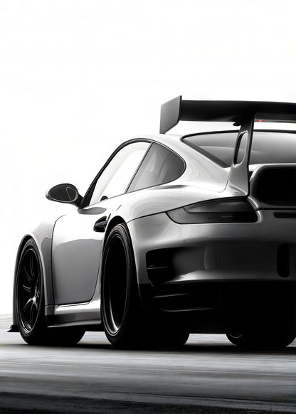 Black and White Luxury Car Art Poster Poster Canvas Painting Print Home Living Room Bedroom Entrance Bar Cafe Art Decoration-HomeDecorDecals_com