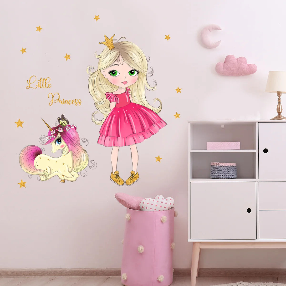 Creative cartoon Wall Stickers Home Wall Decor detachable Self-adhesive Kids Room Decoration Bedroom Background Wall Stickers-HomeDecorDecals_com