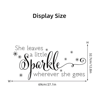 Creative Encouraging Text Wall Decal | Room Decor displayed in room decor by HomeDecorDecals.
