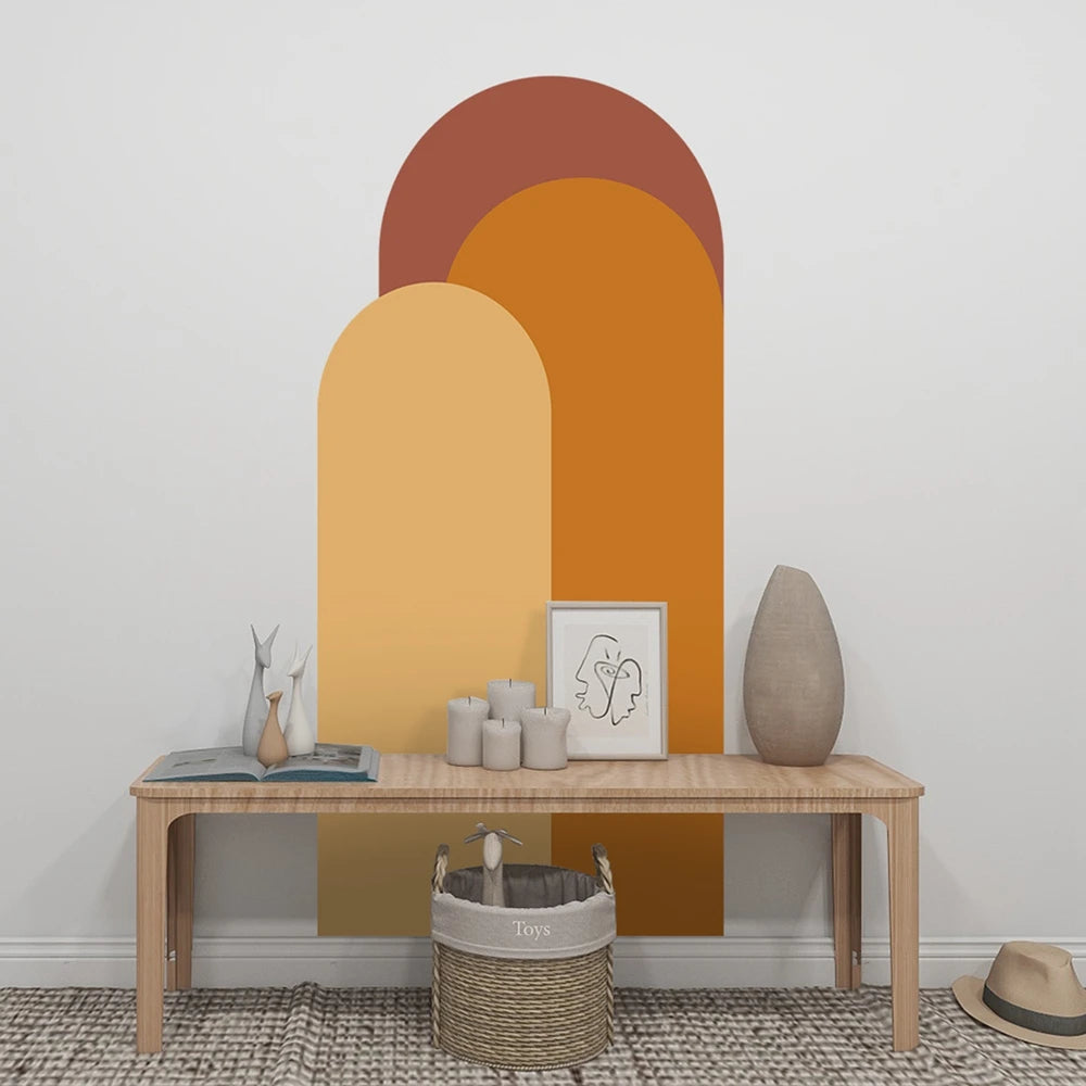 Geometric Arch Wall Decal | Home Decor design details by HomeDecorDecals.