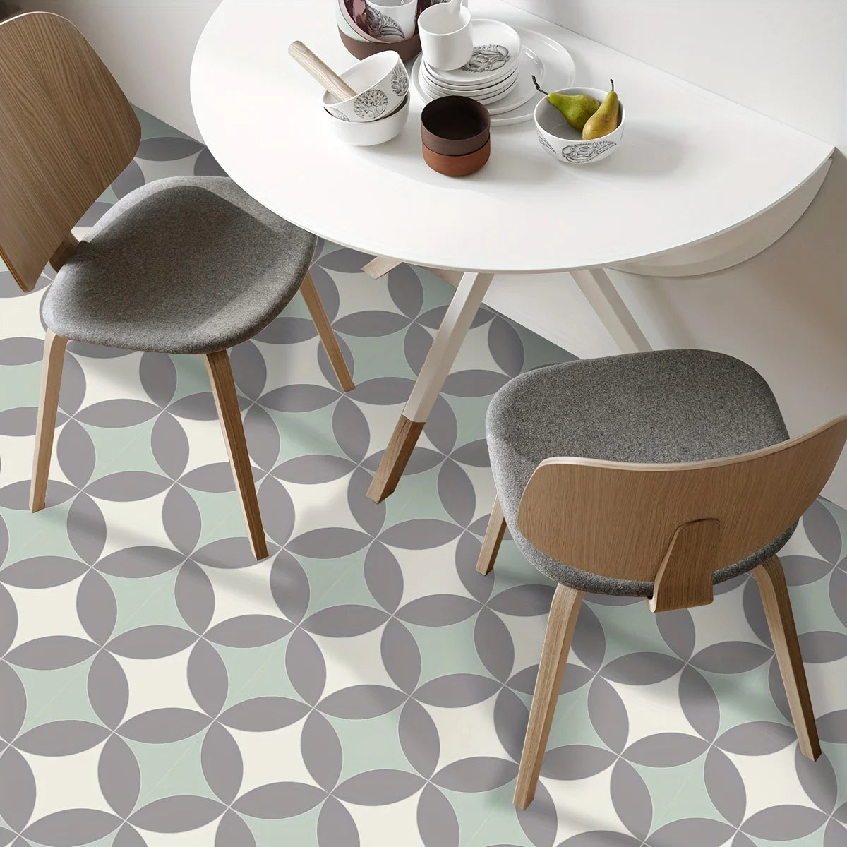 Modern Printed Matte Waterproof Vinyl | Home Decor design details by HomeDecorDecals.