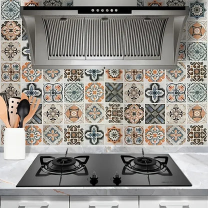 Modern European Style Wallpaper | Home Decor removable peel and stick wall decal by HomeDecorDecals.