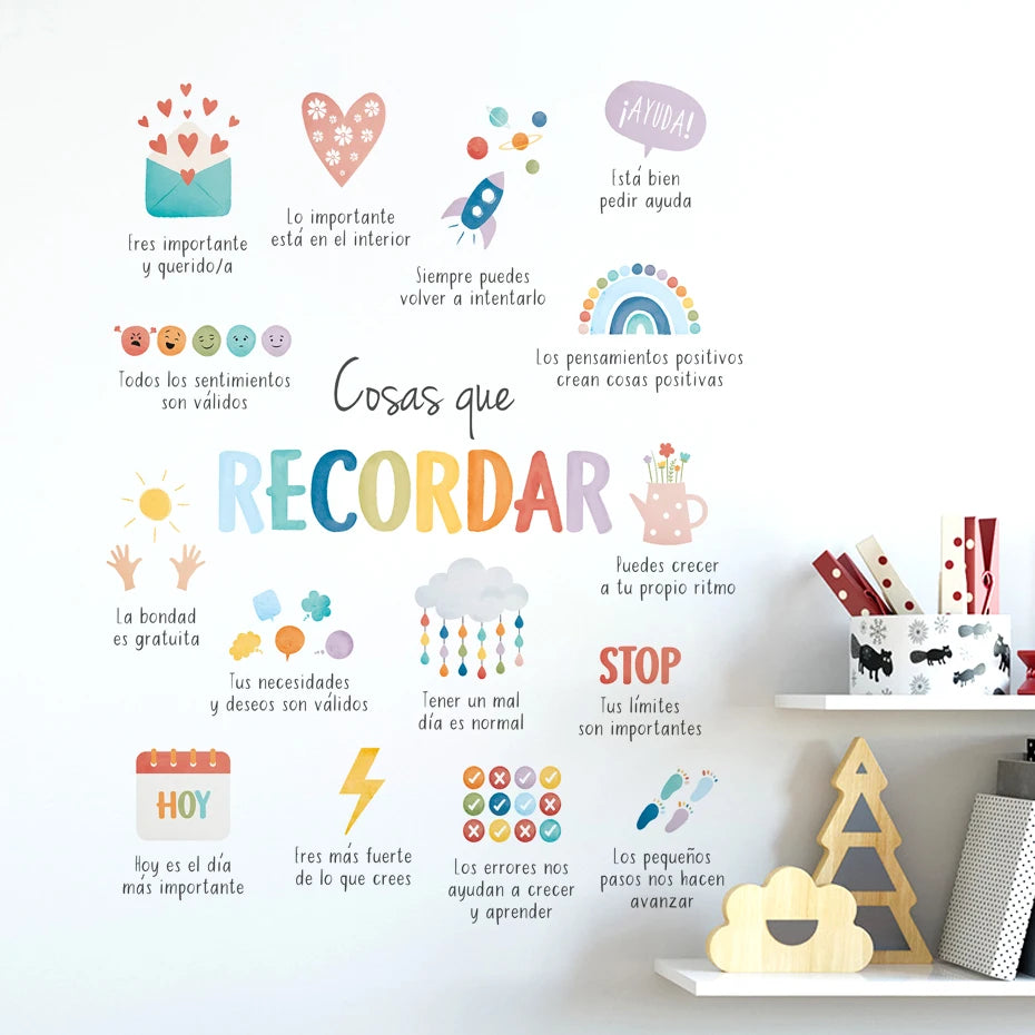 Things to Remember Therapy Wall Decal | Home Decor decorative wall feature by HomeDecorDecals.