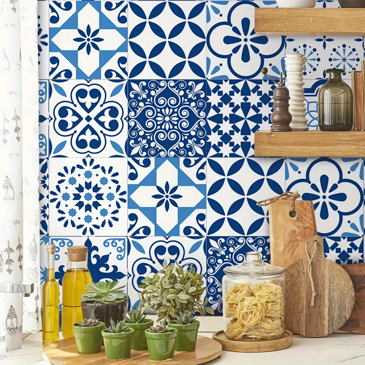 Bohemian Pattern Waterproof Thickened Wall Decal | Home Decor design details by HomeDecorDecals.