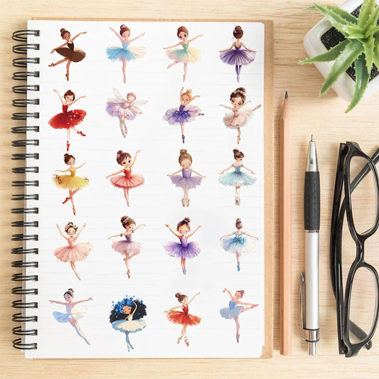 Ballet Harajuku Waterproof Aesthetic Decal | Home Decor removable peel and stick wall decal by HomeDecorDecals.