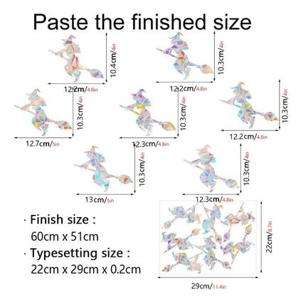29 Stylels Rainbow Maker Sun Catcher Wall Stickers Cat Bird Star Mushroom Moon Sun DIY Window Glass Electrostatic Prisms Sticker-HomeDecorDecals_com
