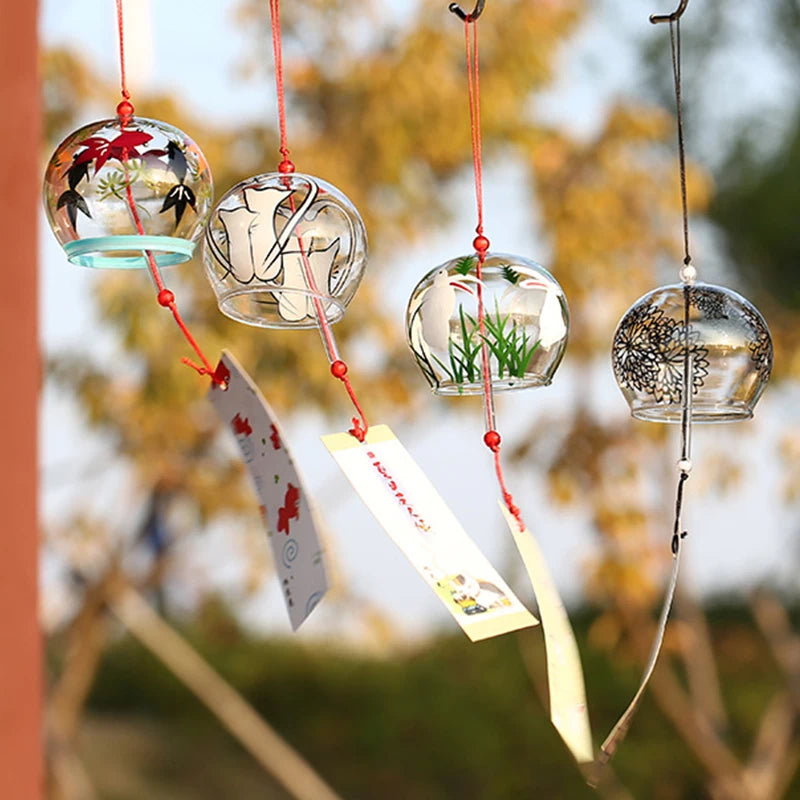 Stained Glass Wind Chimes Small Golden Fish Wind Chimes Can DIY Hand-painted Outdoor Hanging Ornaments Birthday Gift Crafts-HomeDecorDecals_com