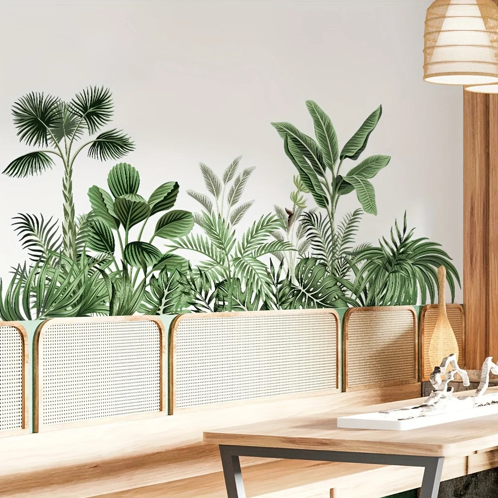 Large Tropical Tree Wall Sticker PVC Wall Decal-HomeDecorDecals_com