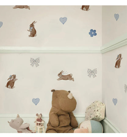 Liberty Bunny Wall Decal | Home Decor displayed in room decor by HomeDecorDecals.