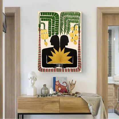 Ancient Egypt Abstract Anime Poster No Framed Kraft Club Bar Paper Vintage Poster Wall Art Painting Bedroom Study Stickers-HomeDecorDecals_com