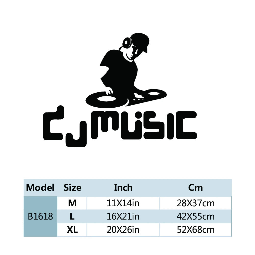 Additional view of DJ Wall Decal | Gaming Room Decor by HomeDecorDecals.
