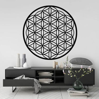 Additional view of Flower of Life Wall Decal | Home Decor by HomeDecorDecals.