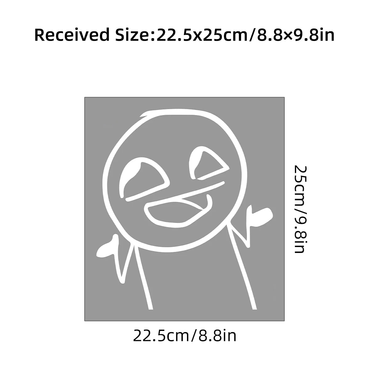Stick Figure Funny Man Wall Decal | Room Decor home decor design by HomeDecorDecals.
