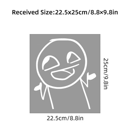 Stick Figure Funny Man Wall Decal | Room Decor home decor design by HomeDecorDecals.