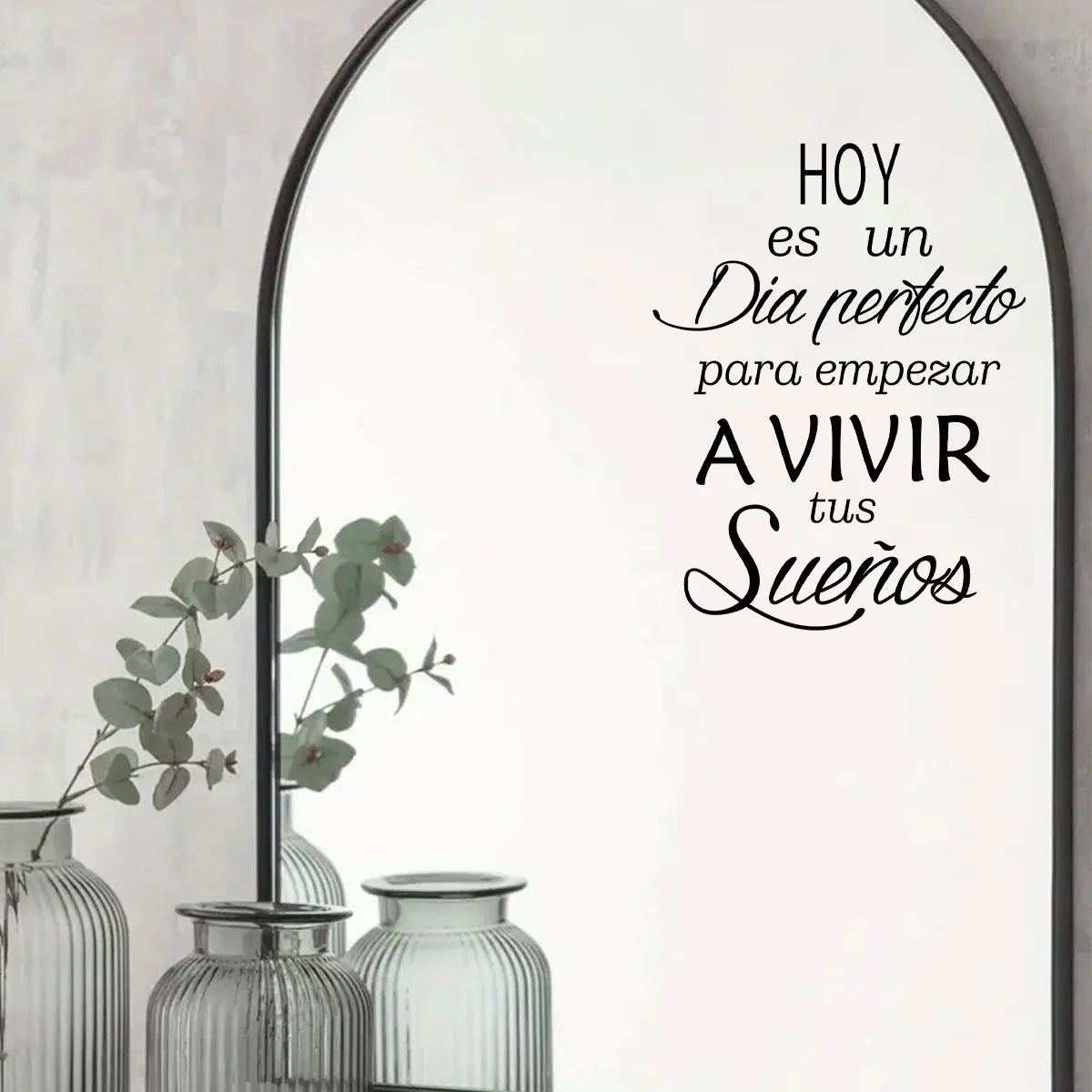 Mirror Effect Wall Decal | Home Decor removable peel and stick wall decal by HomeDecorDecals.