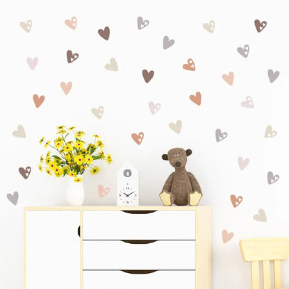 Heart Shape Boho Style Wall Decal | Home Decor removable peel and stick wall decal by HomeDecorDecals.