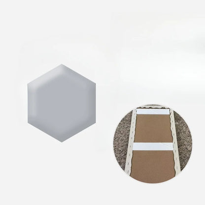 Additional view of Anticollision Hexagonal Headboard Panel | Room Decor by HomeDecorDecals.