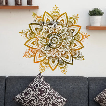 Mandala Lotus Flower Mural Wall Decal | Home Decor by HomeDecorDecals.