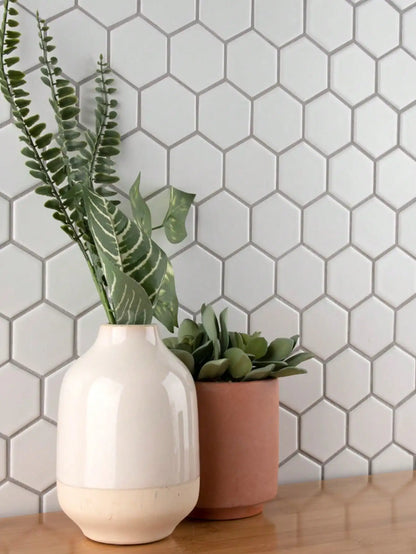 Large Hexagonal Wall Tiles | Home Decor decorative wall feature by HomeDecorDecals.