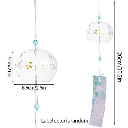 Stained Glass Wind Chimes Small Golden Fish Wind Chimes Can DIY Hand-painted Outdoor Hanging Ornaments Birthday Gift Crafts-HomeDecorDecals_com