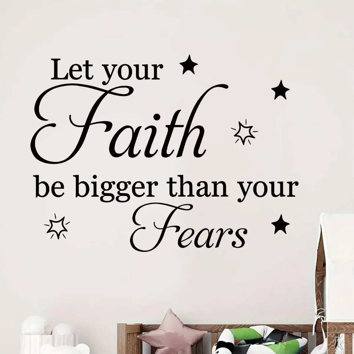 Inspirational Quotes Star Wall Decal | Home Decor removable peel and stick wall decal by HomeDecorDecals.