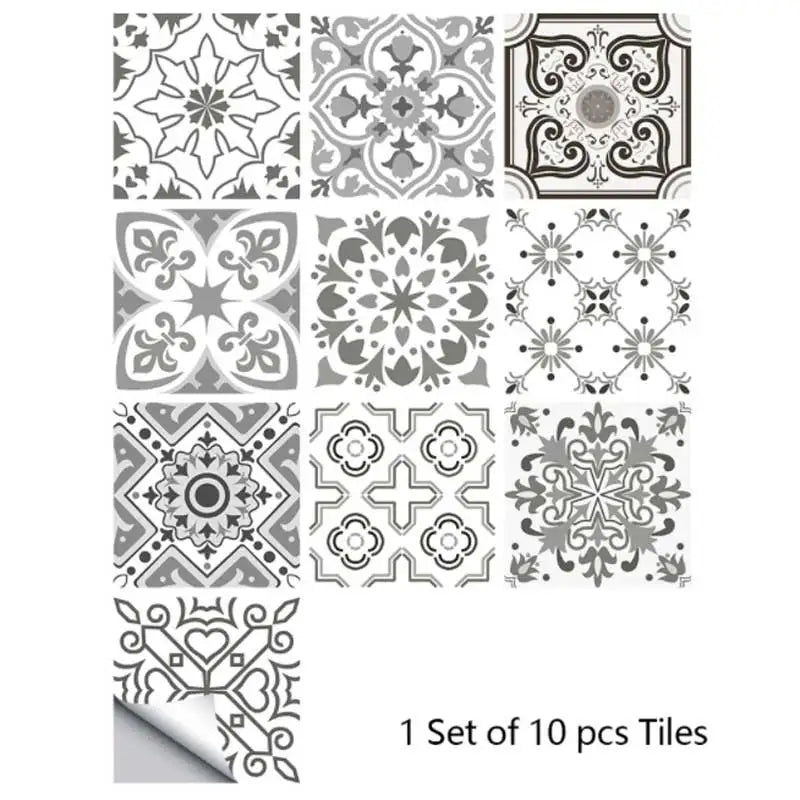 Frosted Matte Film Tile Wall Decal | Home Decor displayed in room decor by HomeDecorDecals.