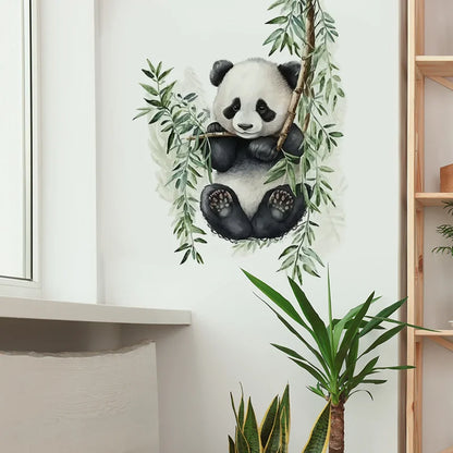 Panda Tree Branch Wall Sticker PVC Home Decor-HomeDecorDecals_com