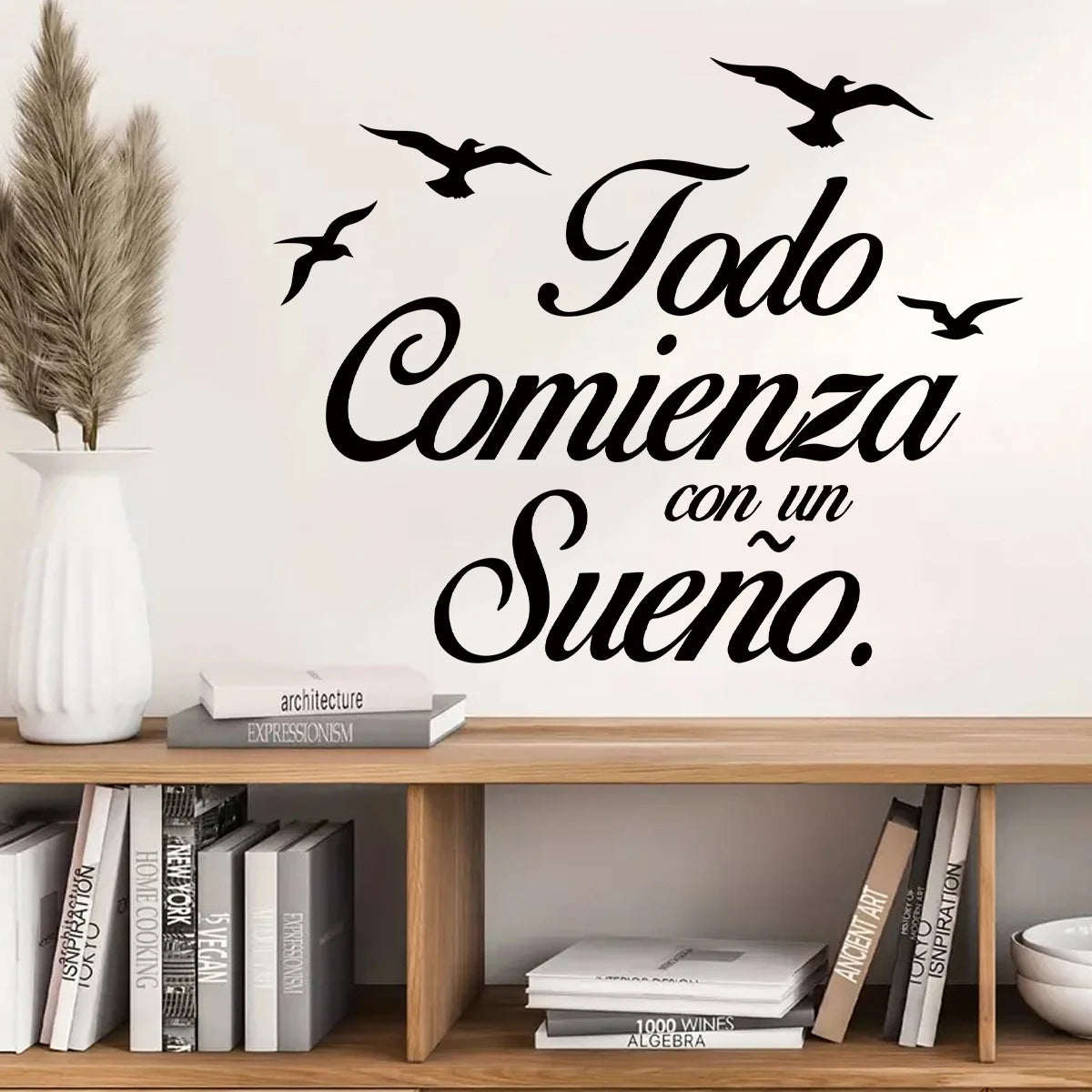 Close-up view of Inspirational Quote Wall Decal | Home Decor by HomeDecorDecals.