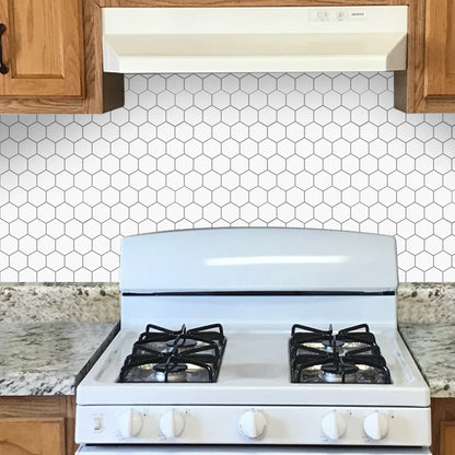 Additional view of Large Hexagonal Wall Tiles | Home Decor by HomeDecorDecals.