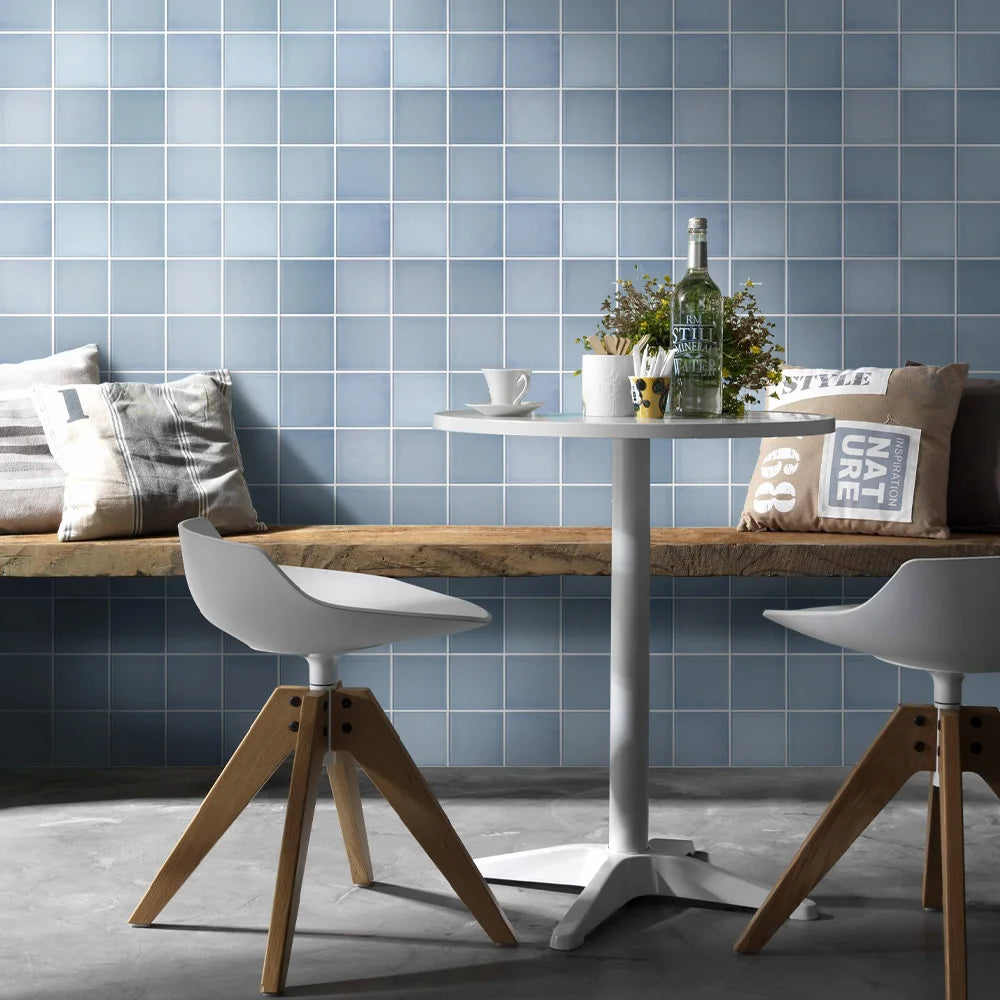 Waterproof 3D Matte Tile Vinyl Wall Decal | Room Decor design details by HomeDecorDecals.