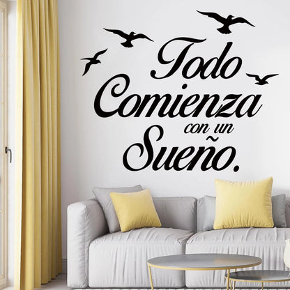 Inspirational Quote Wall Decal | Home Decor by HomeDecorDecals.
