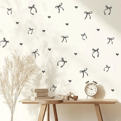 Black Love Bow Wall Decal | Home Decor by HomeDecorDecals.
