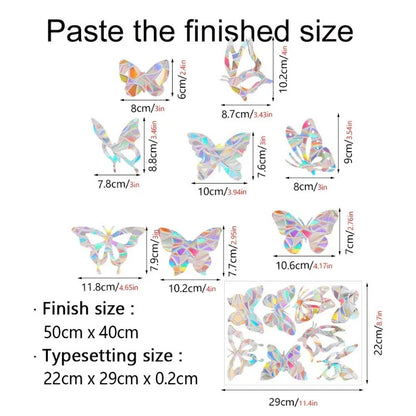 29 Stylels Rainbow Maker Sun Catcher Wall Stickers Cat Bird Star Mushroom Moon Sun DIY Window Glass Electrostatic Prisms Sticker-HomeDecorDecals_com