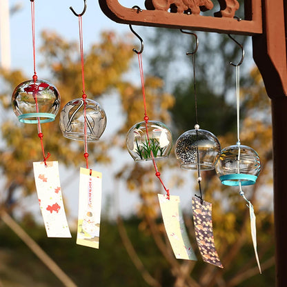 Stained Glass Wind Chimes Small Golden Fish Wind Chimes Can DIY Hand-painted Outdoor Hanging Ornaments Birthday Gift Crafts-HomeDecorDecals_com