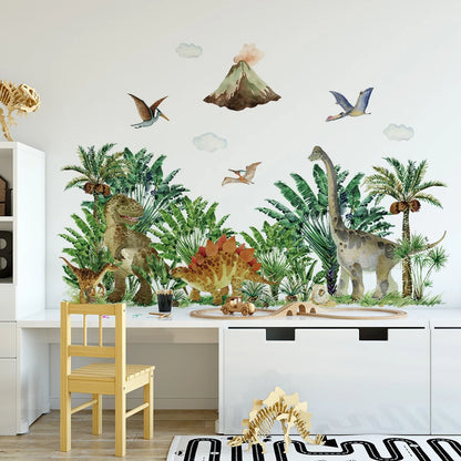 Large Cartoon Dinosaur Wall Decal for Kids-HomeDecorDecals_com