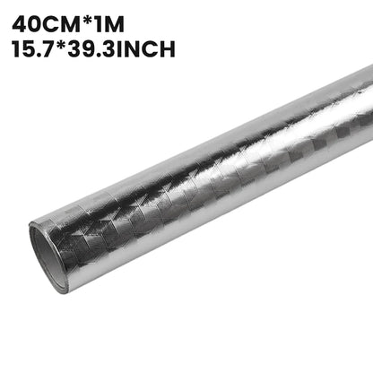 5/2/1M Modern Kitchen Oil-proof Self Adhesives Stickers High-temperature Aluminum Foil Gas Stove Cabinet Contact Sticke-HomeDecorDecals_com