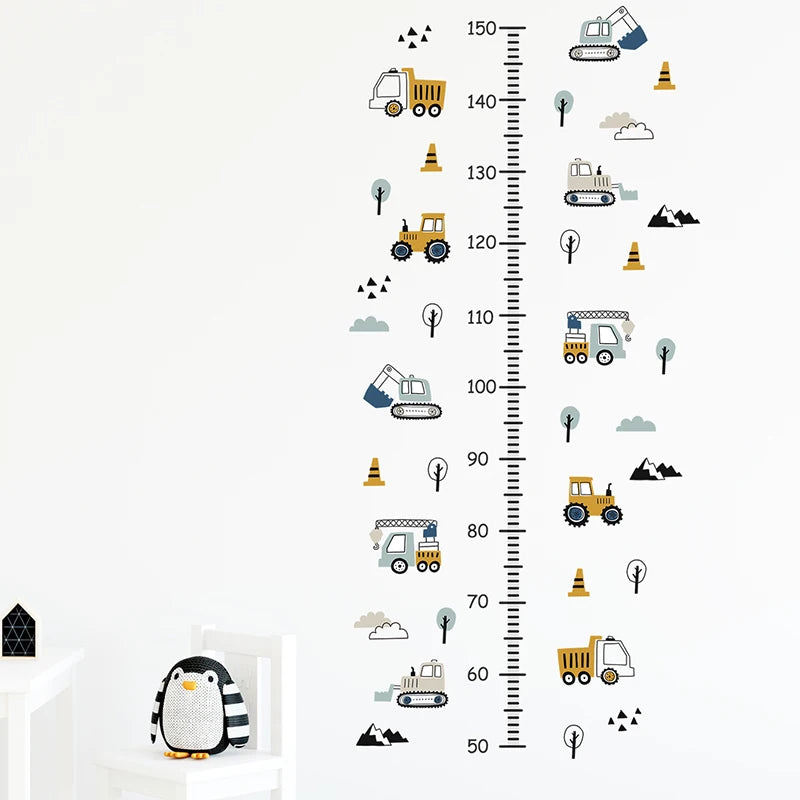 1pc Cartoon Cars Wall Stickers for Children Room Kids Room Truck Tractor Bedroom Wall Decoration Home Decor for The House-HomeDecorDecals_com