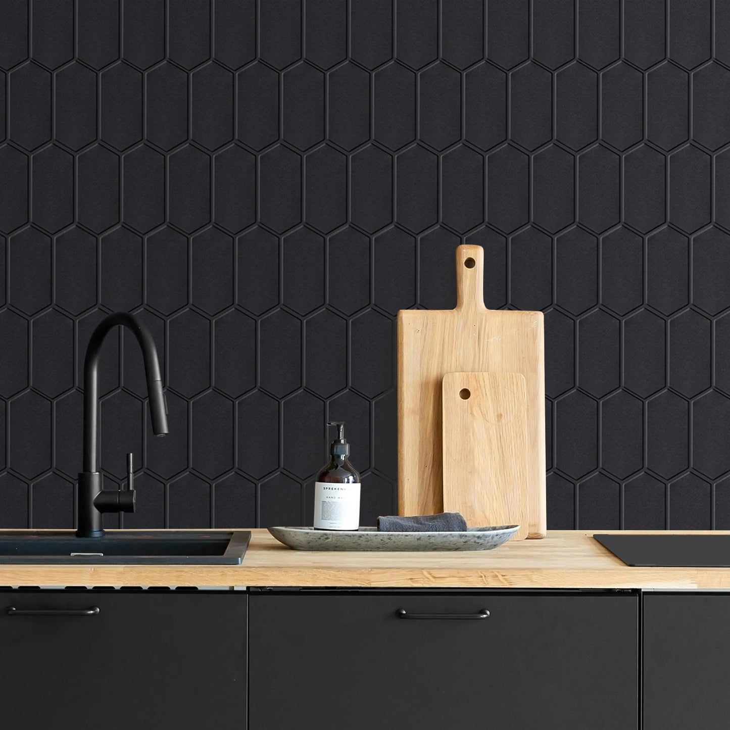 Large Hexagonal Wall Tiles | Home Decor by HomeDecorDecals.