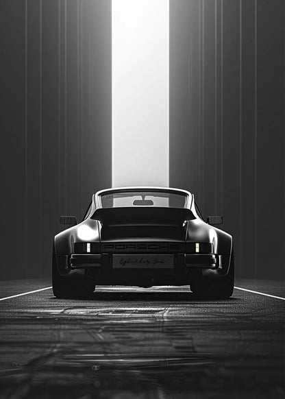 Black and White Luxury Car Art Poster Poster Canvas Painting Print Home Living Room Bedroom Entrance Bar Cafe Art Decoration-HomeDecorDecals_com