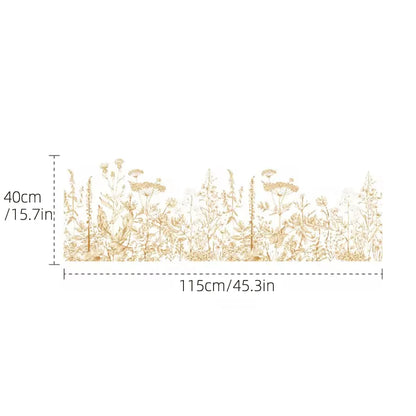 Detailed look at Wildflowers Wall Decal | Home Decor by HomeDecorDecals.
