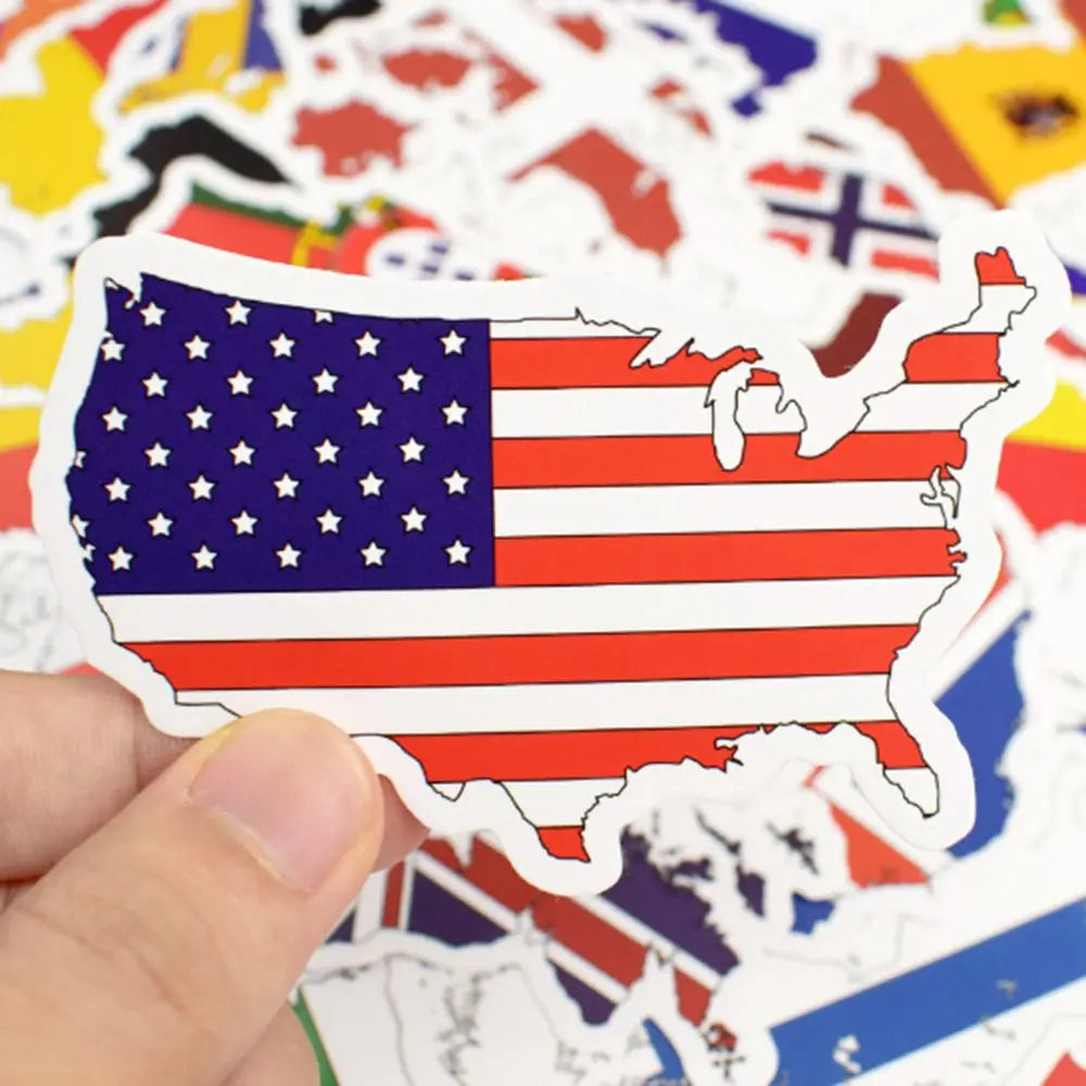 National Flags DIY Wall Sticker | Home Decor decorative wall feature by HomeDecorDecals.