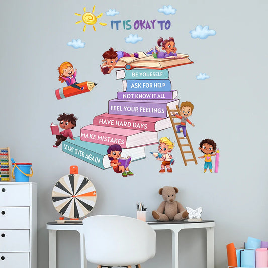 Learn To Give Me Free Wall Stickers And Interesting Home Decorations For Living Room And Bedroom Decoration-HomeDecorDecals_com
