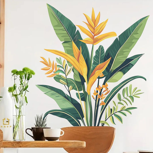 Watercolour Botanical Wall Decal for Home-HomeDecorDecals_com