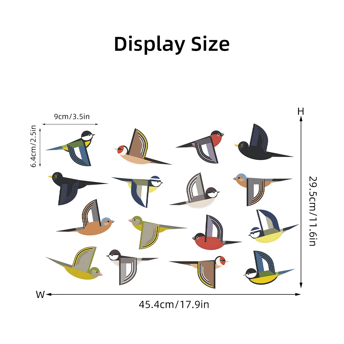 Cartoon Cute Animals Birds Wall Windows Sticker Kids Room Decoration Baby Room for Bedroom Home Decor Living Room Wall Decals-HomeDecorDecals_com