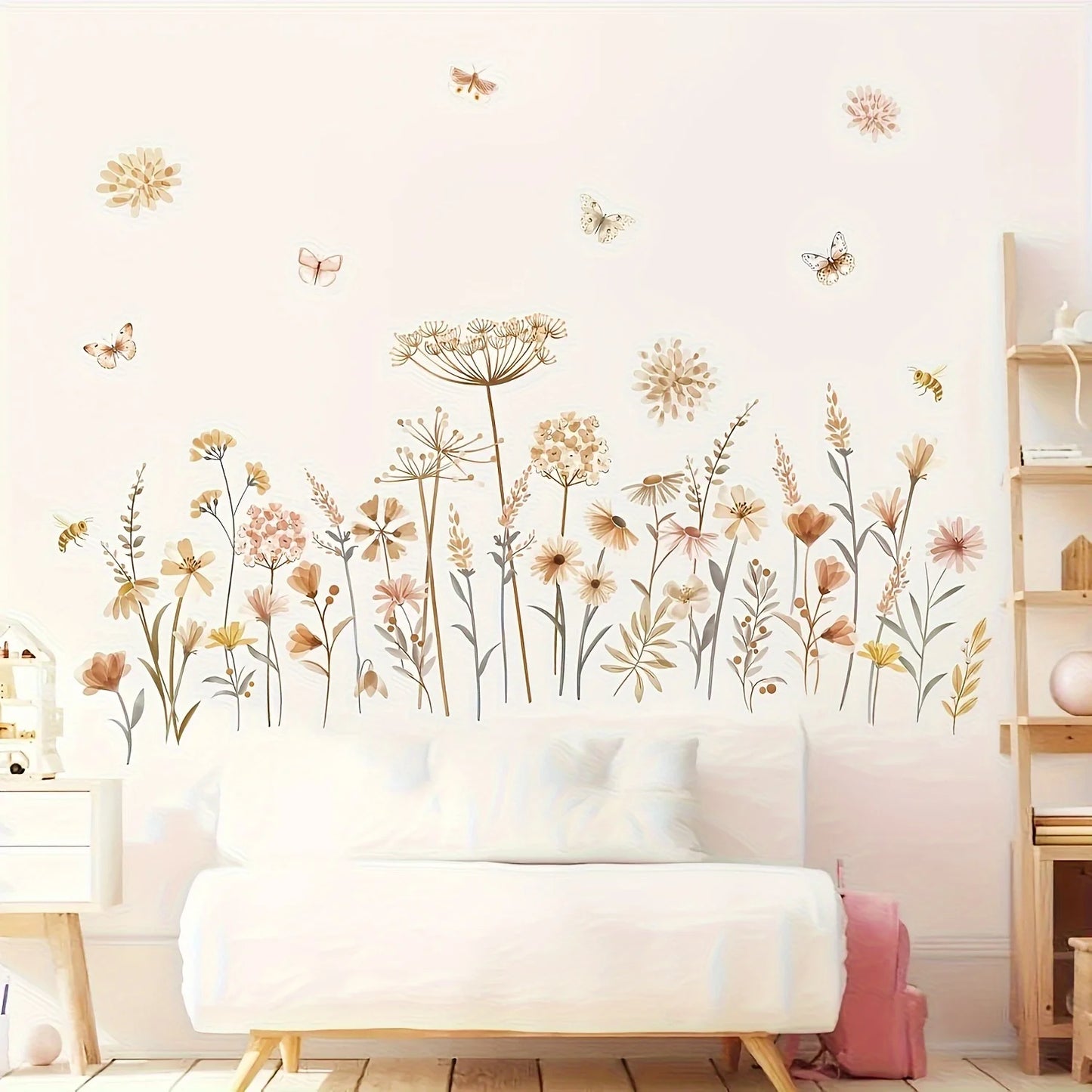 Boho Dandelion Flower Wall Decal | Home Decor by HomeDecorDecals.