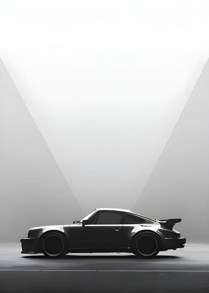 Black and White Luxury Car Art Poster Poster Canvas Painting Print Home Living Room Bedroom Entrance Bar Cafe Art Decoration-HomeDecorDecals_com
