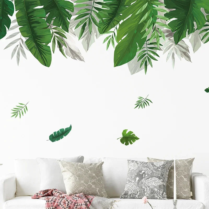 Tropical Palm Leaves Wall Decal | Home Decor by HomeDecorDecals.