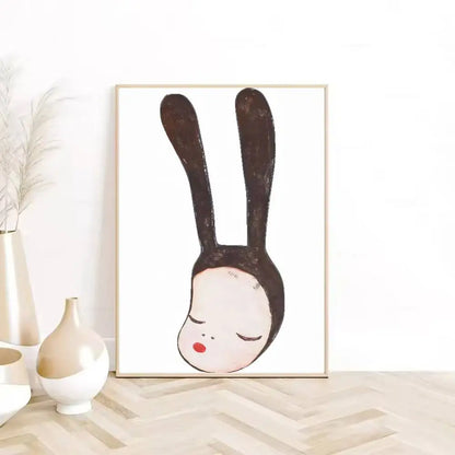 Y-Yoshitomo Nara Art Lovely melancholy Poster HD sticky wall waterproof home living room bedroom Dorm bar aesthetic decoration-HomeDecorDecals_com