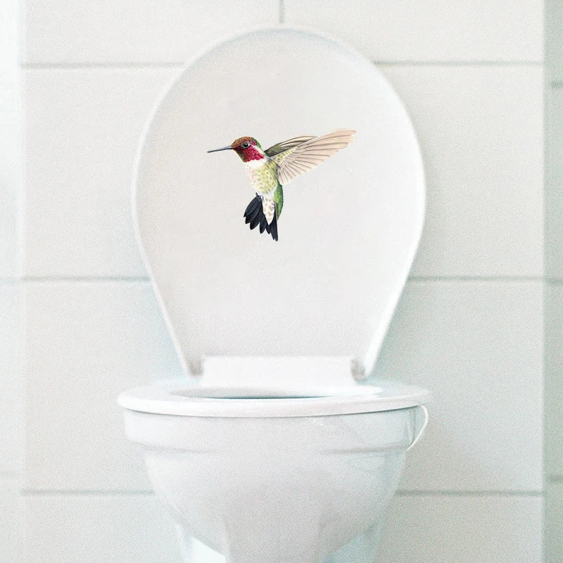 Hand-Painted Hummingbird PVC Wall Decal-HomeDecorDecals_com