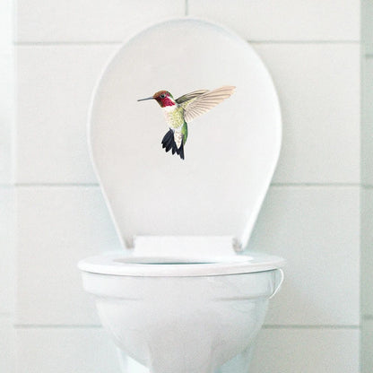 Hand-Painted Hummingbird PVC Wall Decal-HomeDecorDecals_com